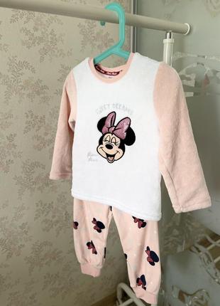 Disney minnie mouse кофта штани піжама
