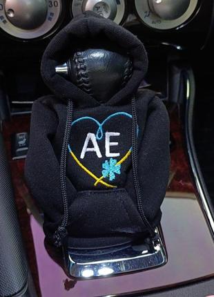 Чехол кофта худи аксессуар на кпп car hoodie ае днепропетровская область черный подарок автомобилисту 10070