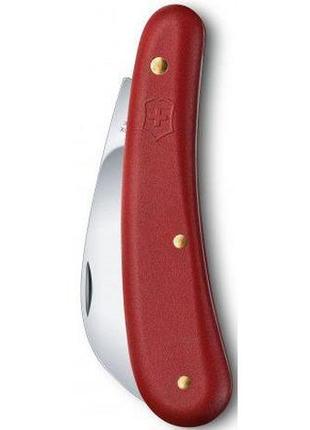 Нож садовый victorinox красный3 фото