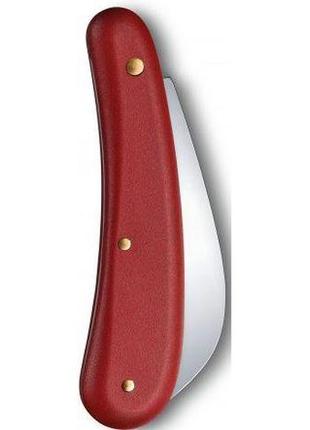 Нож садовый victorinox красный2 фото