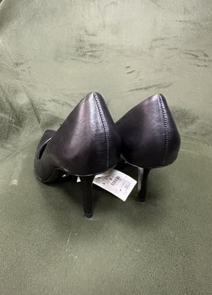 Кожаные лодочки zara 367 фото