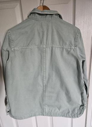 Джинсовый пиджак/ рубашка zara2 фото