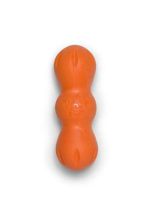 Игрушка для собак west paw rumpus оранжевая 13 см