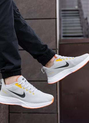 Nike zoom silver orange4 фото