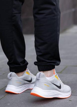 Nike zoom silver orange3 фото