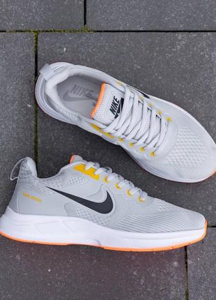 Nike zoom silver orange5 фото