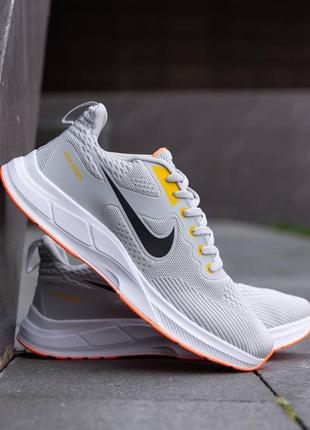Nike zoom silver orange6 фото