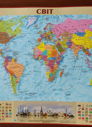 Політична карта світу.
