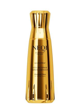Засіб для блиску та шовковистості волосся neqi diamond glass styling spray all, 180 мл
