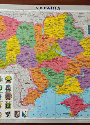 Політична карта україни.