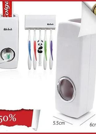 Автоматичний дозатор настінний диспенсер зубної пасти new2 фото