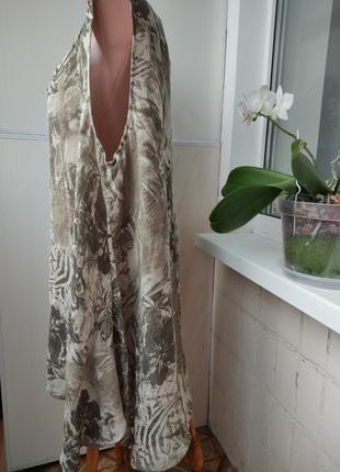 Сукня льон, 👗 платье, туника, большой размер итальялия3 фото