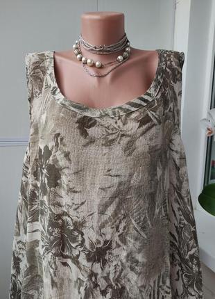 Сукня льон, 👗 платье, туника, большой размер итальялия2 фото
