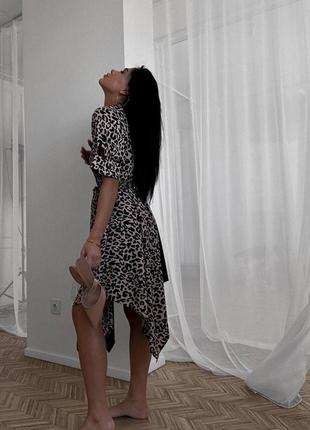 Сукня - сорочка лео, плаття жатка5 фото