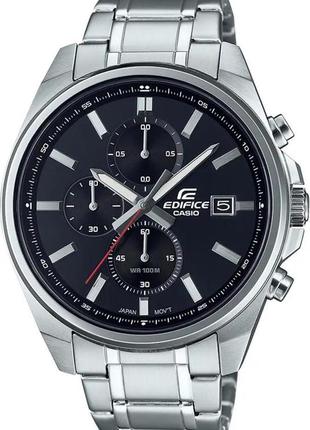 Часы casio efv-610d-1avuef edifice. серебристый1 фото