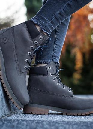 Оригинал. женские ботинки из натуральной кожи (нубук) timberland.
