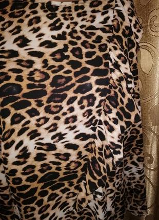 💛💛💛стильная легкая женская леопардовая кофта, блузка george💛💛💛4 фото