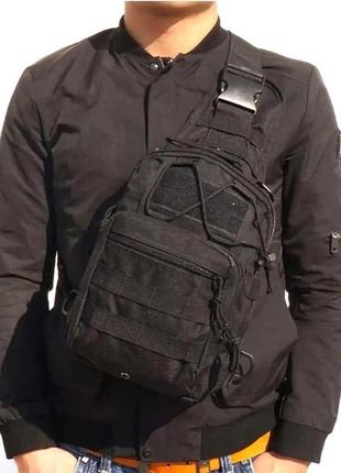 Тактична чоловіча сумка через плече m02b 6 л. барсетка міська військова сумка2 фото