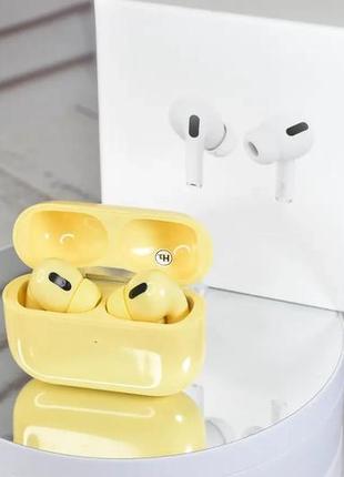 Бездротові навушники pro macaroon macaroon bluetooth yellow (l02199)