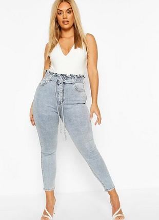 Вінтажні блакитні джинси  boohoo, xl