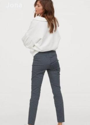 Стильные укороченные брюки h&m этикетка2 фото