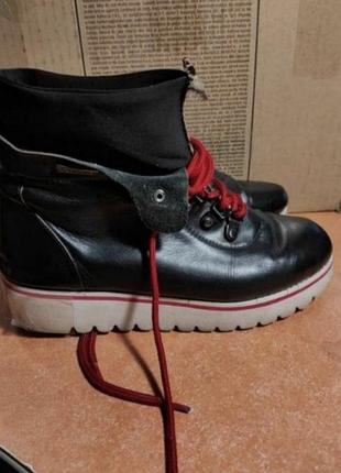 Ботинки осенние весенние кожаные