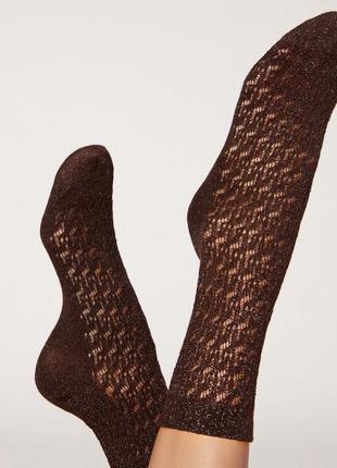 Стильные носки с люрексом от clz🧦