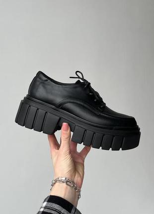 Кожаные окфорды