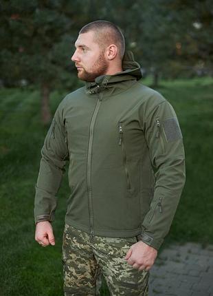 Куртка soft shell tactical олива