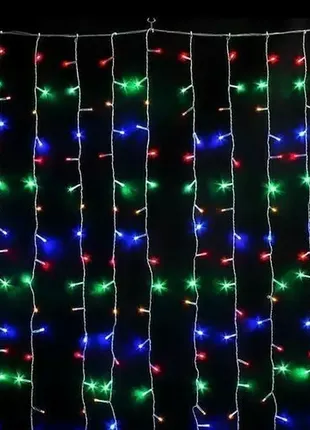 Гірлянда водоспад rd-7149 320-400 led 3х3 м мультиколірна