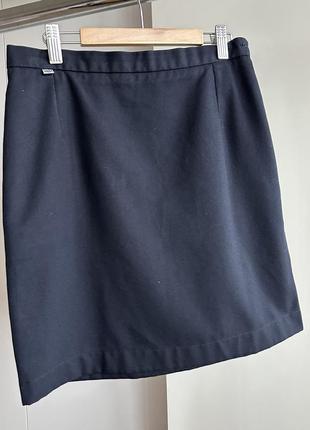 Темно-синя міні спідниця, розмір м/л