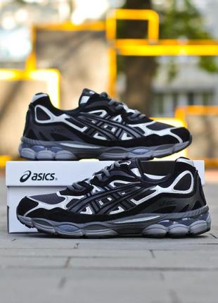 Кроссовки asics gel-nyc black/silver gore-tex4 фото