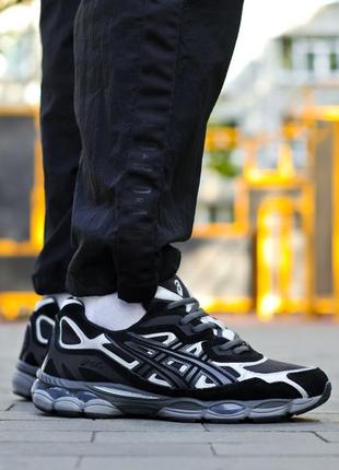 Кроссовки asics gel-nyc black/silver gore-tex2 фото