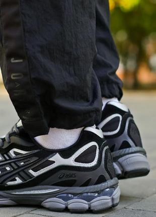 Кроссовки asics gel-nyc black/silver gore-tex8 фото