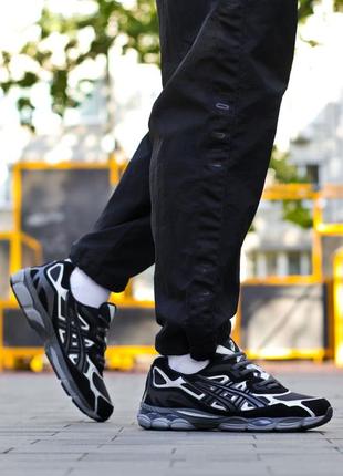 Кроссовки asics gel-nyc black/silver gore-tex9 фото