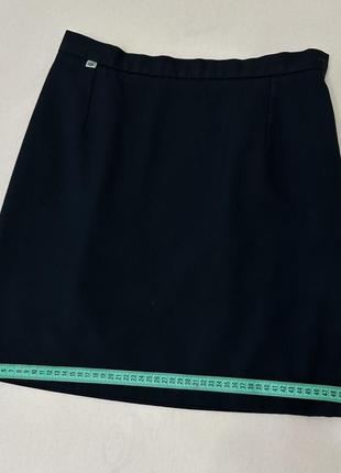 Темно-синя міні спідниця, розмір м/л5 фото