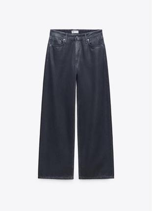 Джинси crossed waist wide leg