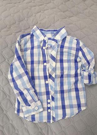Крутевая рубашка для мальчика на 2-3 года 92-98 см коттон