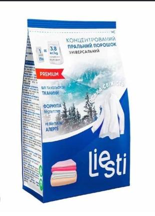 Концентрированный стиральный порошок, универсальный liesti аромат, альпийские луки ", 1000 г.