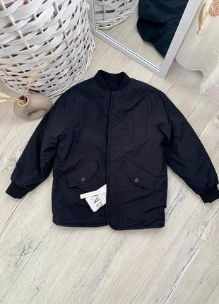 Куртка на 2стороны от zara унисекс