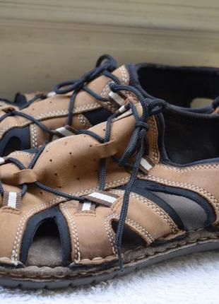 Шкіряні трекінгові босоніжки сандалії мокасини marks &amp; spencer uk 10 р. 43/44 28,54 фото