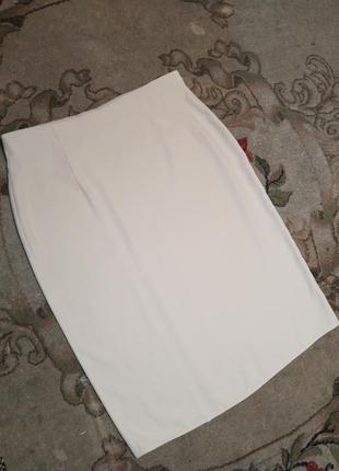 Лёгкая,элегантная,кремово-песочная юбка на запах,батал,ann harvey,англия10 фото