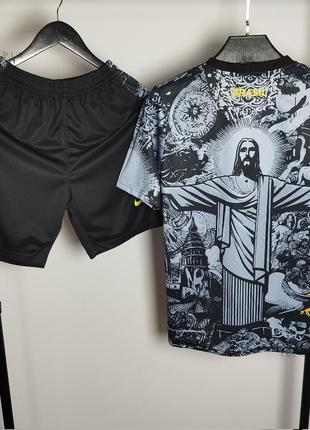 Футбольна форма збірної бразилії з ісусом special edition сезон 2024/25.