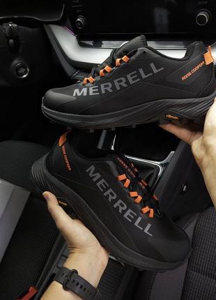 Мужские кроссовки merrell reese cooper черные (термо)