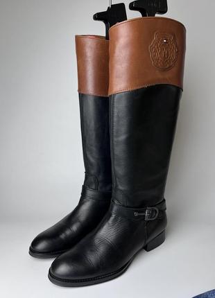Кожаные сапоги tommy hilfiger