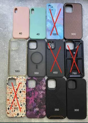Чехлы, кейсы на iphone 12 о макс 12 pro max, 15 pro max, x 10 айфон