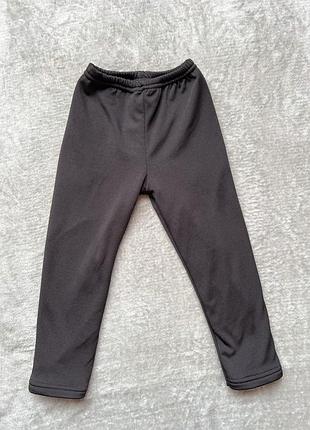 Теплые леггинсы на девочку 3 лет