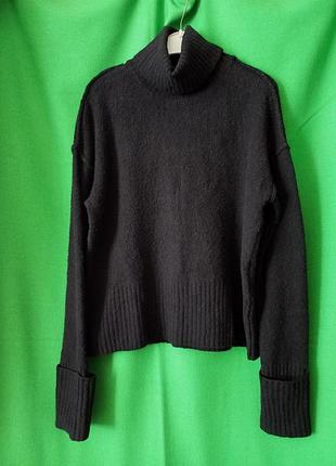 Вязаный свитер букле со швами наружу c&a. zara mango cos