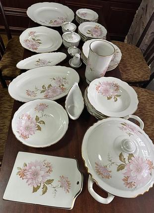 Сервиз столовый винтажный на 6 персон 37 предметов
