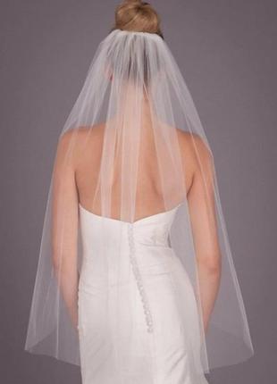 Фата одношарова середня